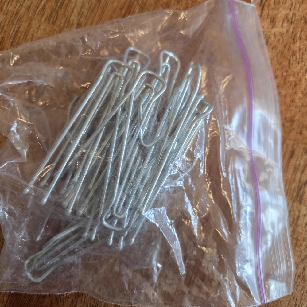 Silver Metal Drape Hooks
